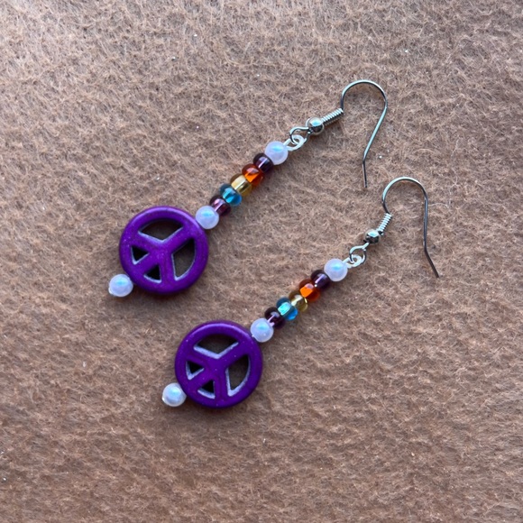 💜Handmade Earrings 💜 - Picture 3 of 10